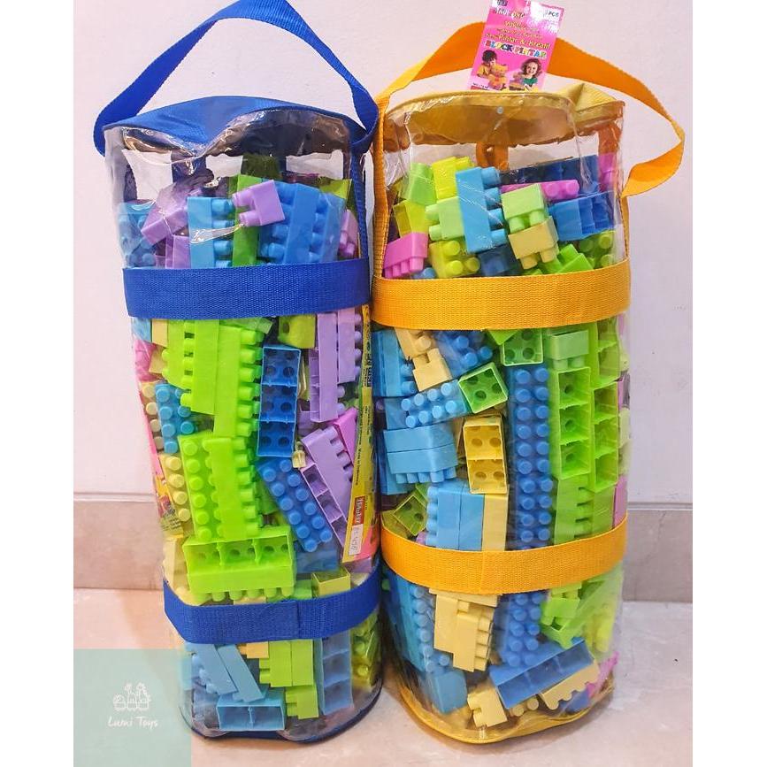 Mainan Edukasi Anak Block Pintar Happy Hanlo 458 Pcs