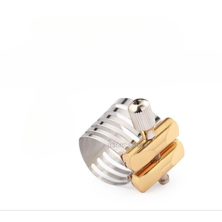 BARU Stainless steel Ligature For alto saxophone Hard Rubber mouthpiece