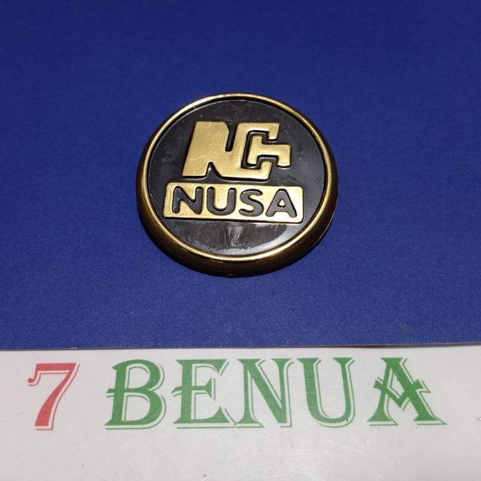 EMBLEM LOGO KAROSERI NCH NUSA KIJANG SUPER/GRAND MODEL BULAT GOLD