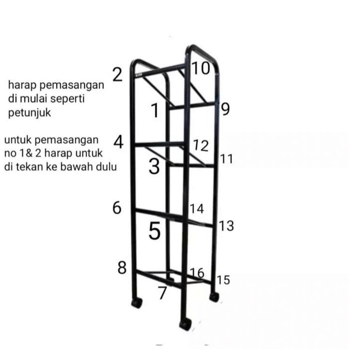 RAK GALON 4 SUSUN MURAH