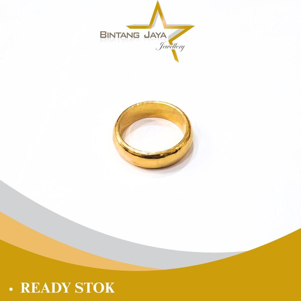 Cincin Emas LM99 Belah Rotan | Berat 12gr - Kadar LM99 - Size 21 | Isinya Ngeri (PP)