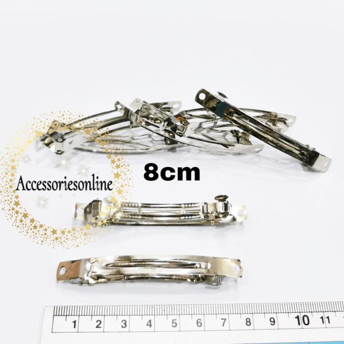 Jepit Otomatis 8cm / JR 8cm per gross Nekel