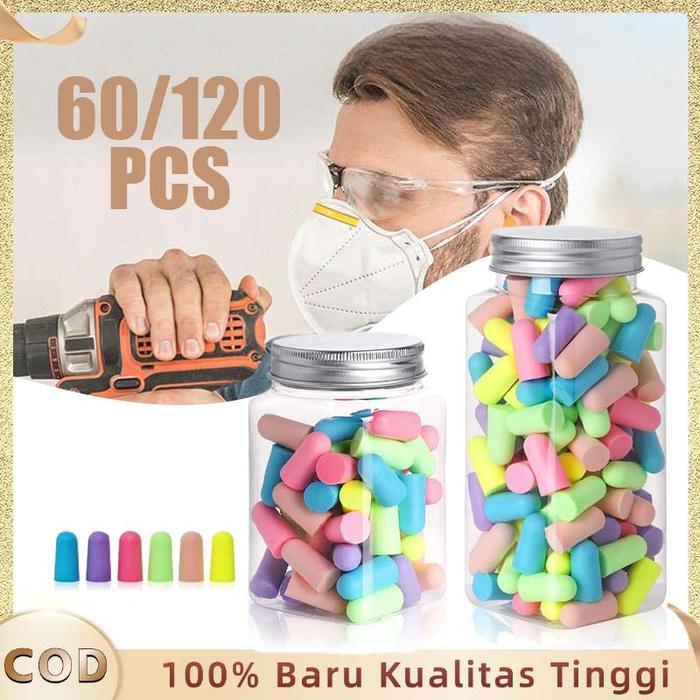 Pelindung Telinga Dari Air Peredam Suara Busa Earplugs Peredam Telinga Anti Bising