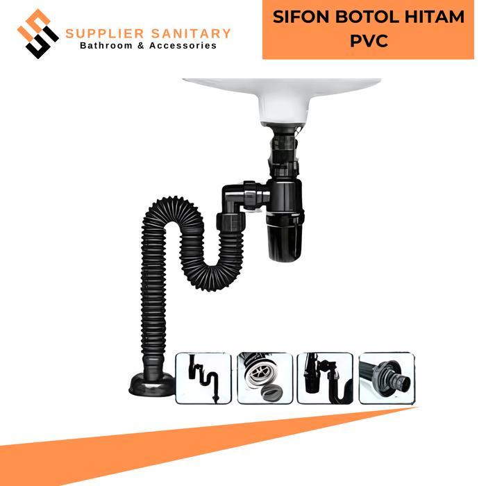 Onda Waterpro Sanitary - Sifon Botol Tarik/Sifon Wastafel Keramik/Sifon Botol Per/Pembuangan
