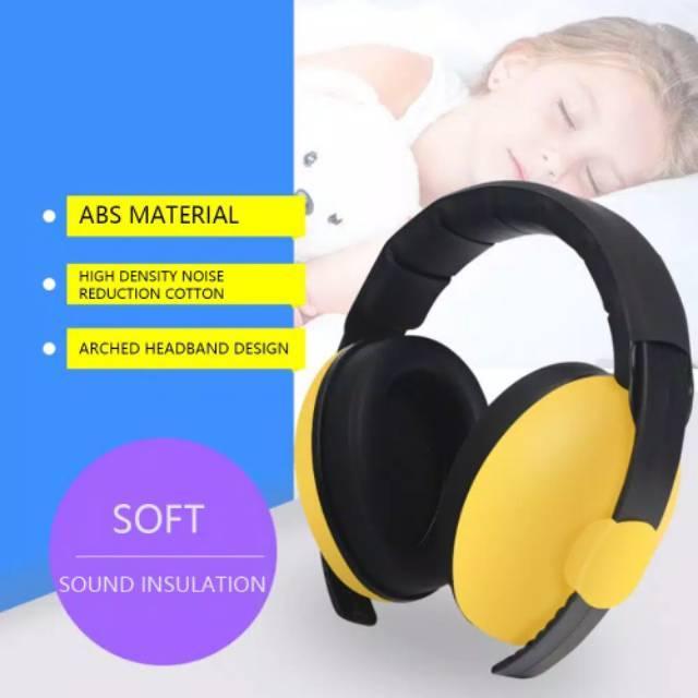 PEREDAM SUARA PENUTUP TELINGA EARMUFF BAYI DAN ANAK (PEREDAM BISING DAN SAAT NAIK PESAWAT)