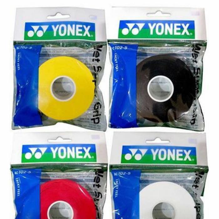 "New" Grip Badminton Yonex AC 102 AC102 Isi 5 JP Code
