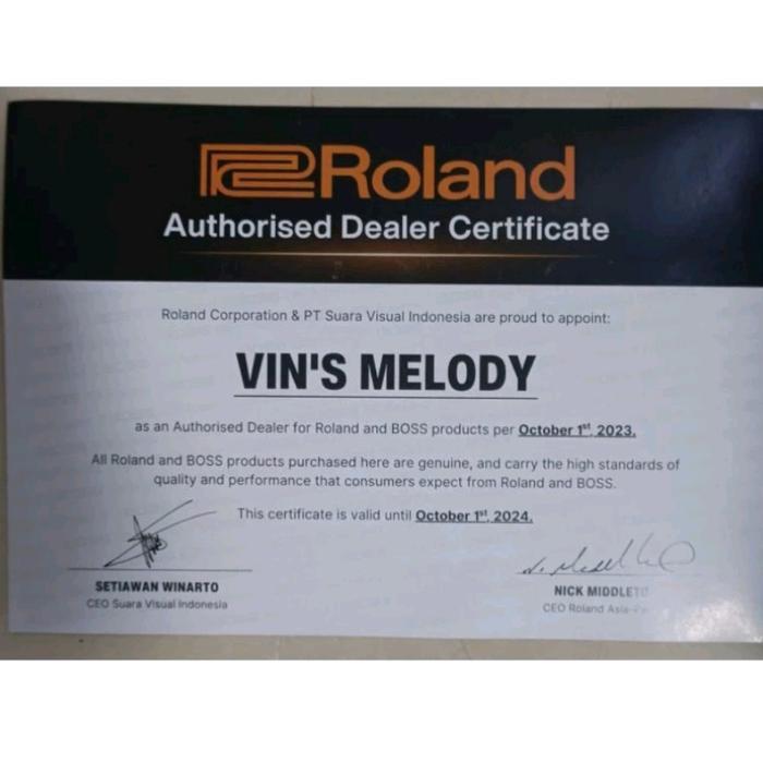 Keyboard Synthesizer Roland JUNO DS61 JUNO DS-61 Original Gatansi Resmi