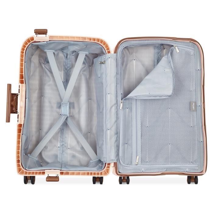 TAS PORTABLE KOPER 20 INCH DELSEY MONCEY HARDSIDE CABIN - PINK UNTUK LIBURAN DAN TRAVELING