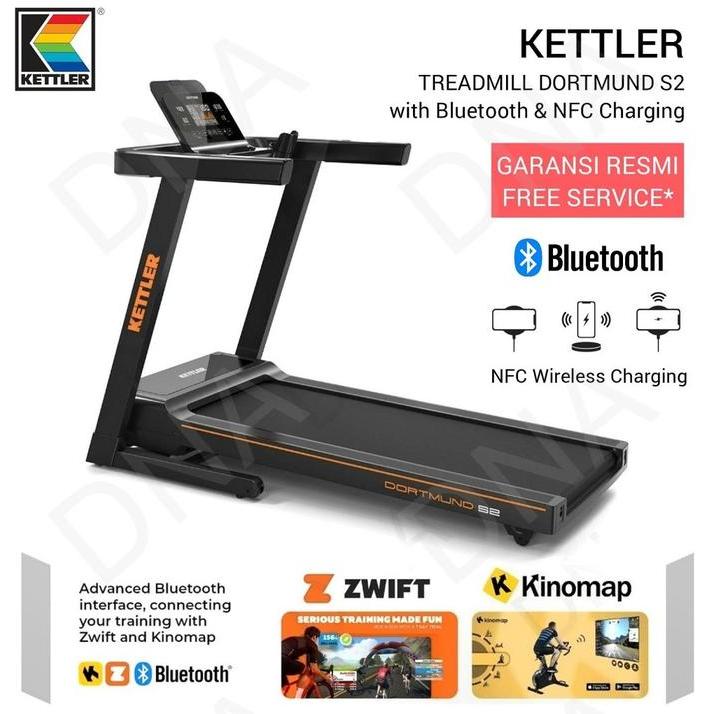 Treadmill Elektrik KETTLER Dortmund S2 (Bluetooth & NFC) - ORIGINAL