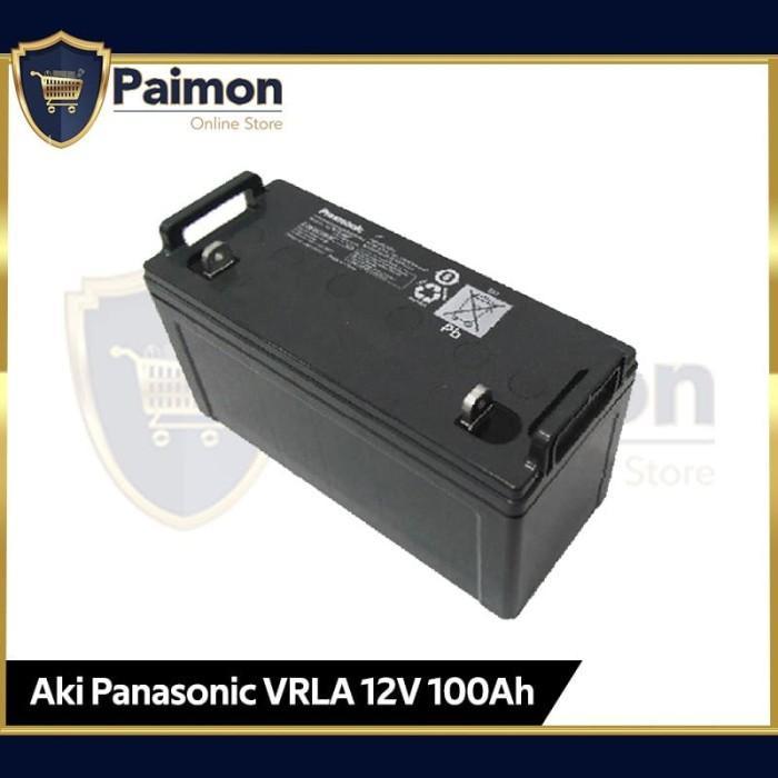 Cuci Gudang Baterai Vrla Aki 12V 100 Ah Solar Cell Aki Kering Panasonic 12V 100 Ah