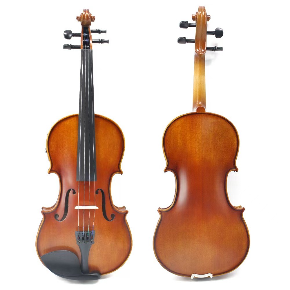Acoustic Electronic Violin 4/4 High-End Handmade Electric Acoustic Violin 5 Strings 4/4 3/4 Maple