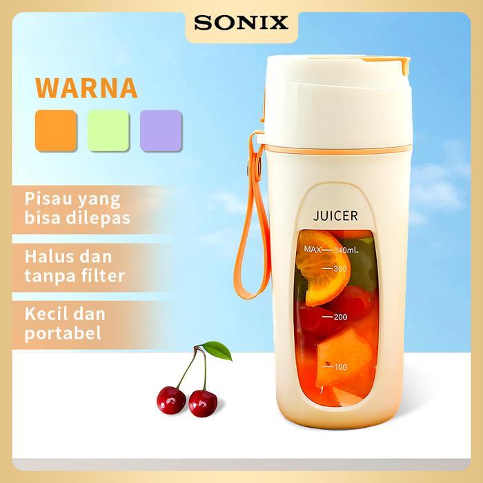 Philips - Sonix Sjc01 Basic Portable Mini Juice Cup Blender Juicer Portable Usb Rechargeable Ice