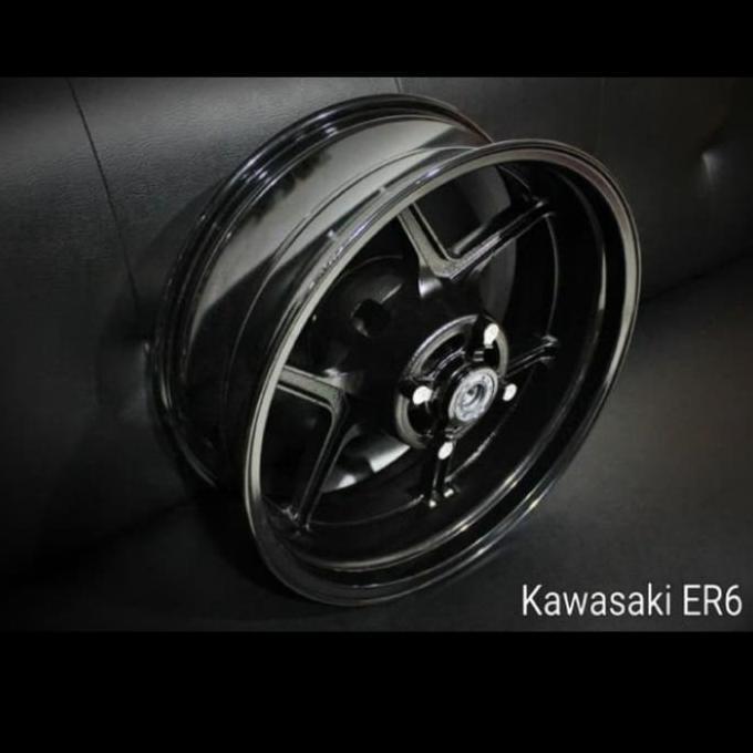 Velg Tapak Lebar 6inch Motor Kawasaki Er-6 DELKEVIC Best Quality