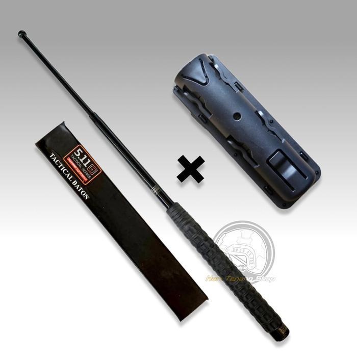 [Holster+Baton 5.1.1] Stik Baton Holster Stik Oudoor Tongkat Pelindung Diri Holster Pertahanan Diri
