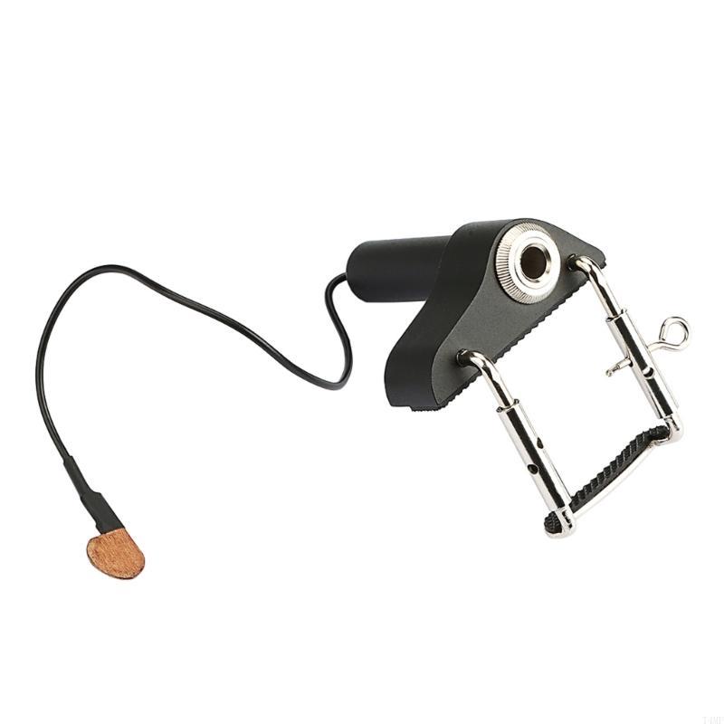 Portable Piezo Violin Pickup Adjusting Placement Violin Bridge Pickup Replacement Electronic Organ