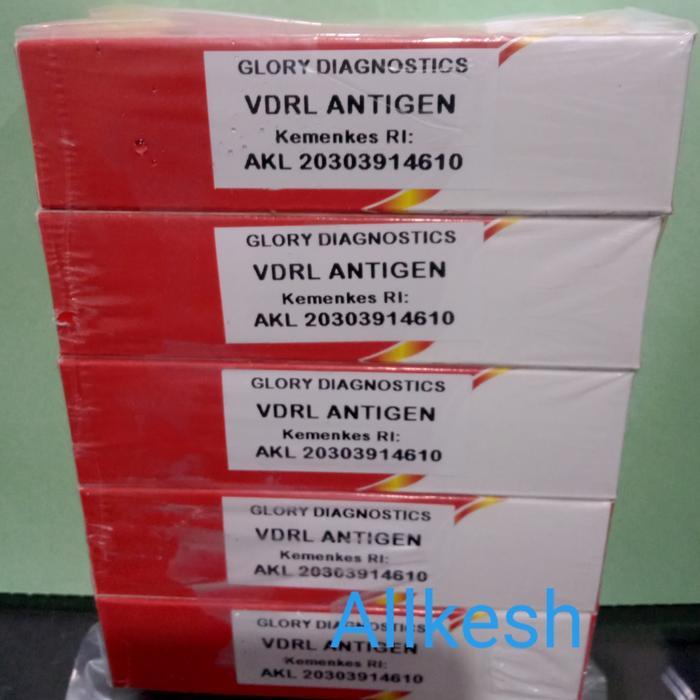 JTTOP" REAGEN VDRL 5 ML 250 TEST GLORY DIAGNOSTICS