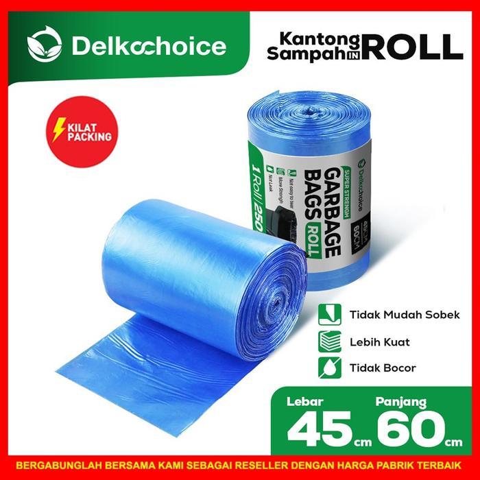 Kantong Plastik Sampah Roll Warna Trash Bag Jumbo Delkochoice