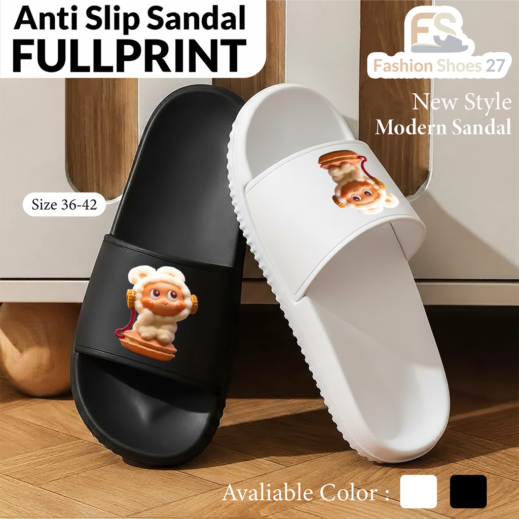 Sandal Sandal Cowok Kartun TWINKLE TWINKLE Motif Anti Licin Outdoor Nyaman dipakai Sistem Pengunci A