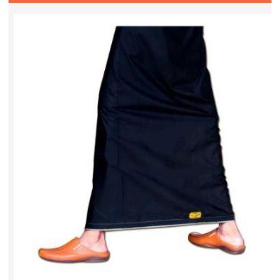 SARUNG SAPPHIRE Hitam Polos dan Putih Tumpal Kain Samping Sholat Santri Putra Dewasa Anak Laki