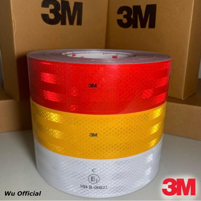 Stiker Reflektor 3M Sticker Uji Kir Dishub Sticker 3M Pemantul Cahaya