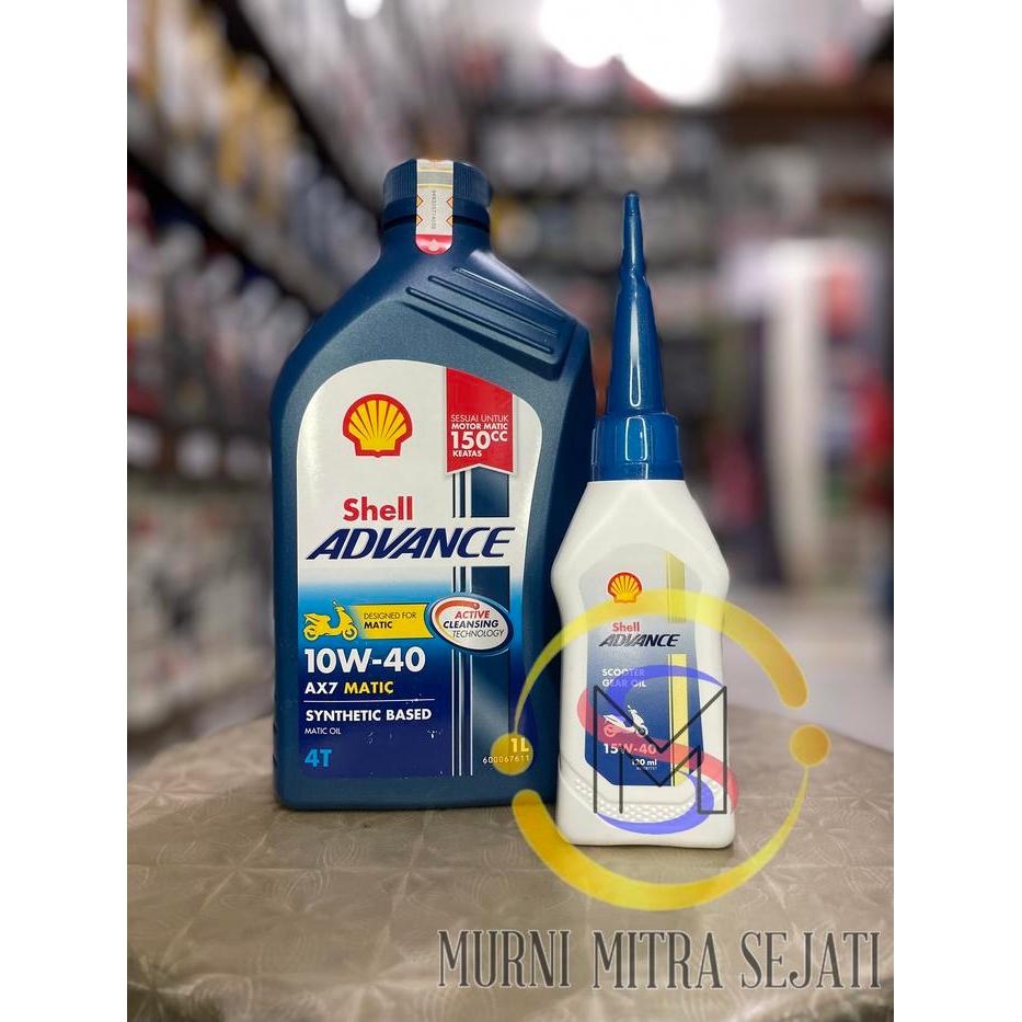 Shell Advance AX7 Matic SAE 10W-40 AX-7 10W40 10 W 40 1 L