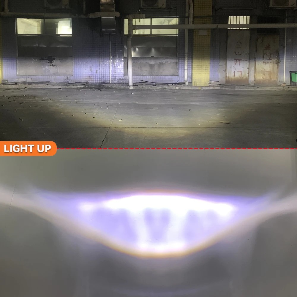 4 inch Round LED Front Driving Fog Lights White Amber DRL For Wrangler JK Dodge Journey Magnum