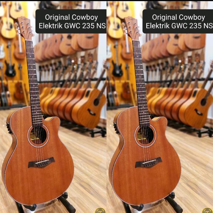 Original Gitar akustik elektrik Cowboy