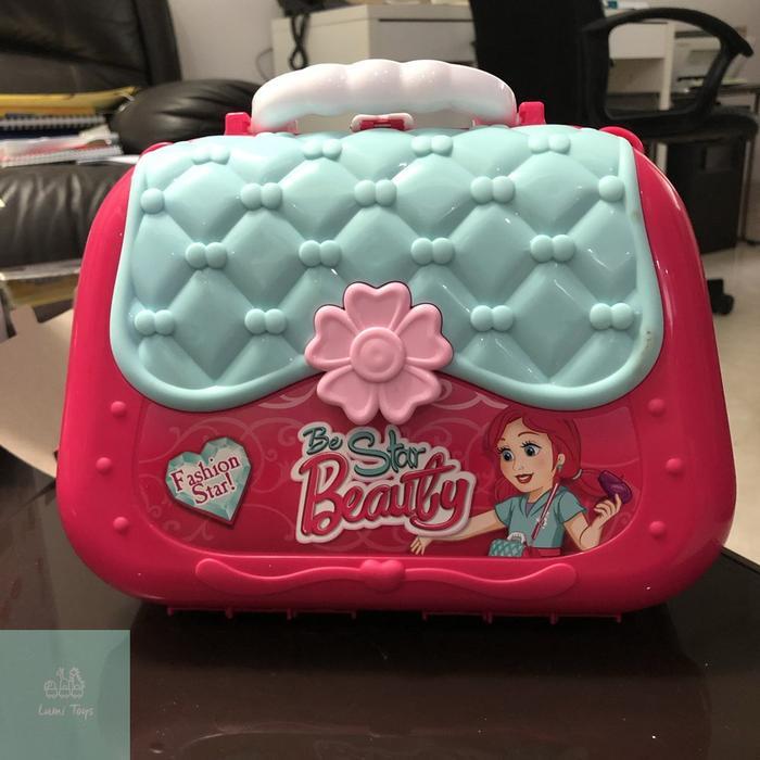 Cocomelon Toys - Dream Fashion You Koper - Mainan Cewek Make Up Set Anak Perempuan