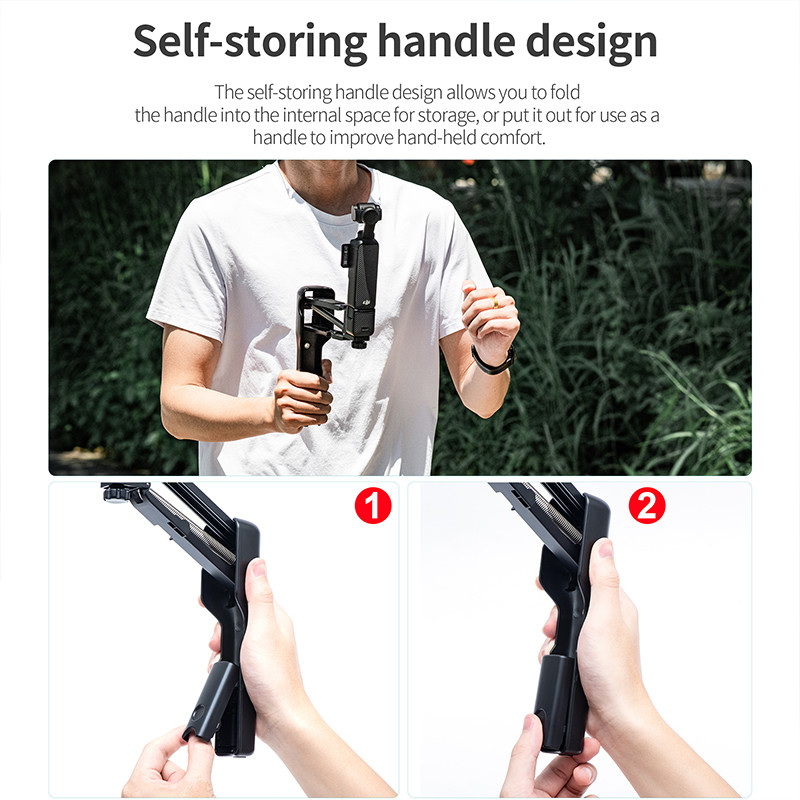 Handheld Stabilizer for DJI Pocket 3 Anti Shake Z-axis Bracket Holder For DJI Osmo Pocket 3