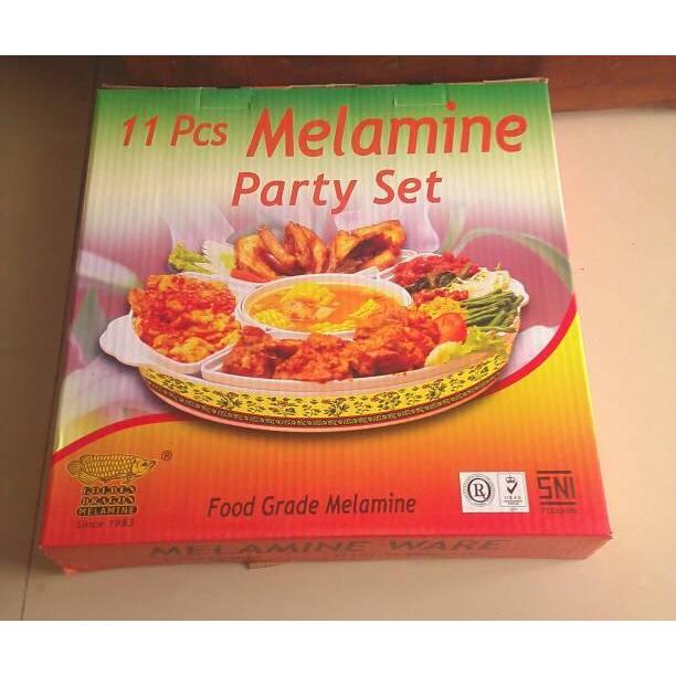 Alat Makan Melamin Set Ware Hijau