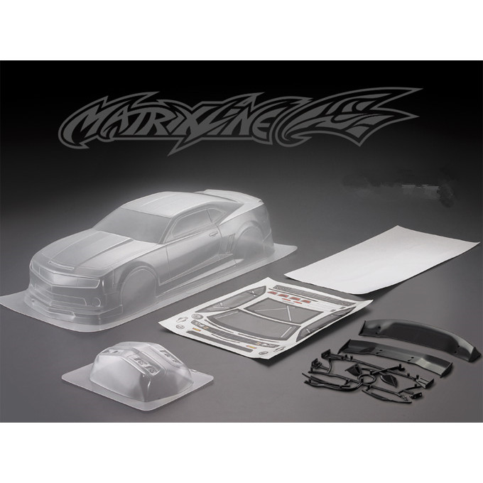 1Set Cangkang Badan PC RC Drift Camaro 190 Lebar Transparan Bersih Tanpa Cat Badan Cangkang Drift RC