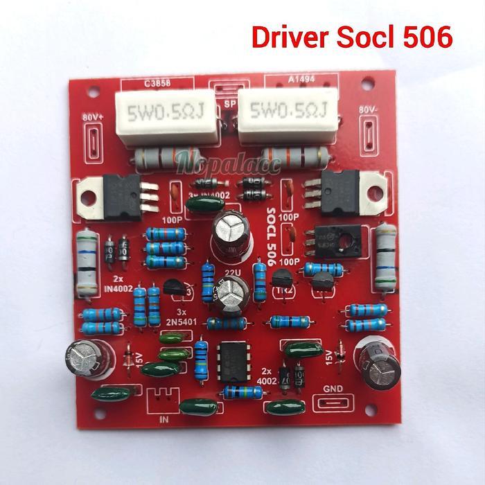 Kit Driver power socl 506 ocl 506 driver power amplifier Pc Subwoofer power aktif 400 watt IS