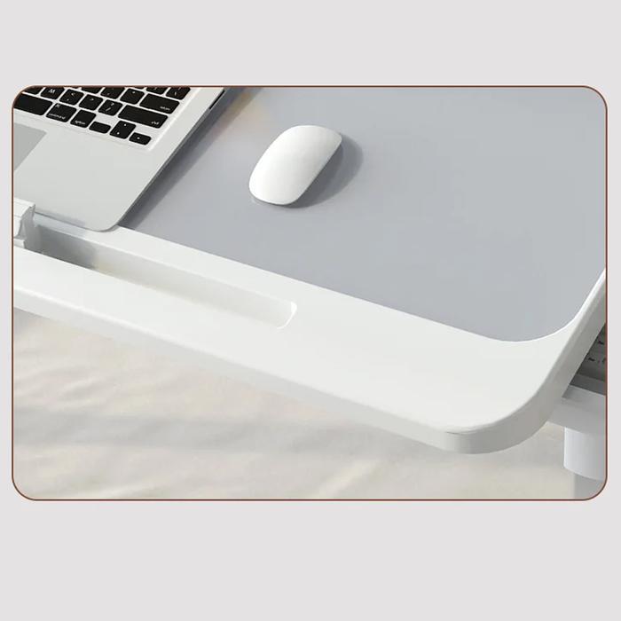 Meja Lipat Laptop Belajar Lesehan Foldable Bed Table Adjustable Meja Ngaji Portable Alumunium