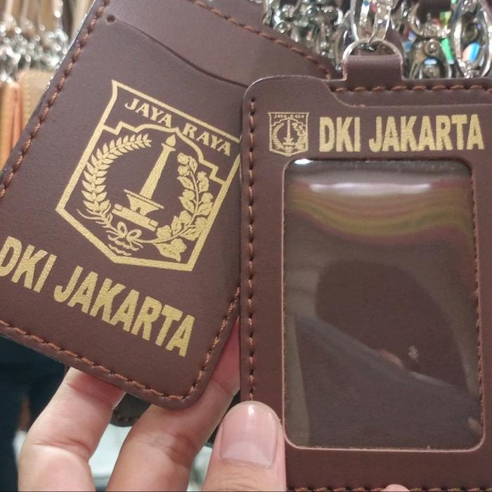 holder kalung id card / tempat id card Pemprov DKI jakarta