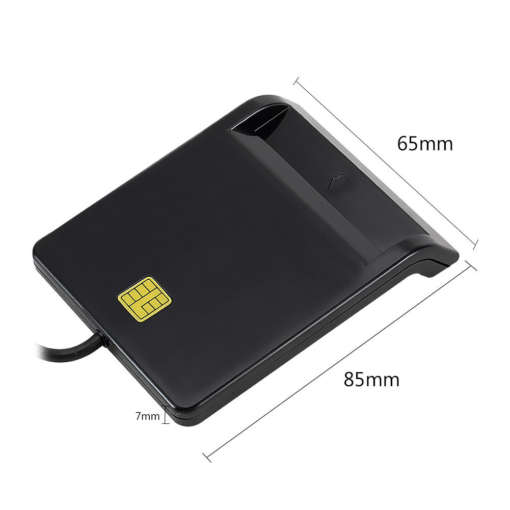 Portable USB 2.0 Intelligent Card Reader Multi-function for DNIE ATM CAC IC ID Bank SIM Card Reader