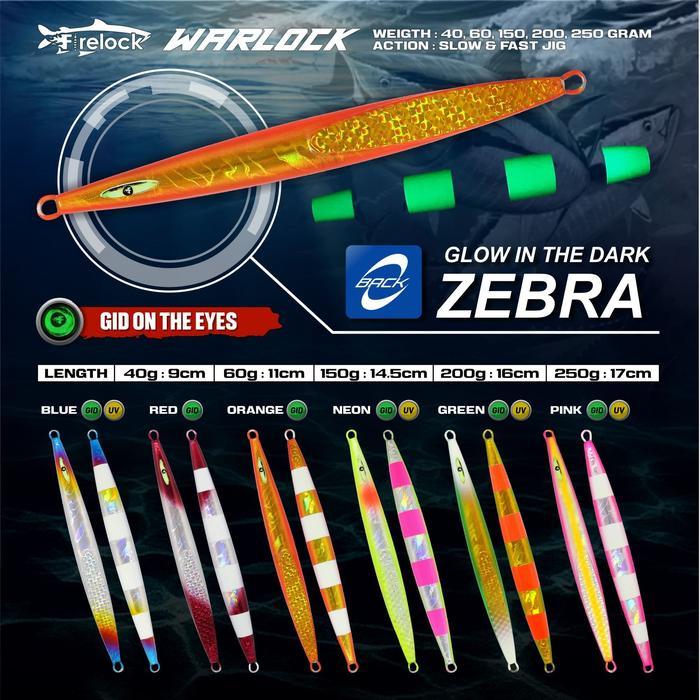 Umpan Pancing Metal Jig GID 40 Gram - Firelock Warlock 40g