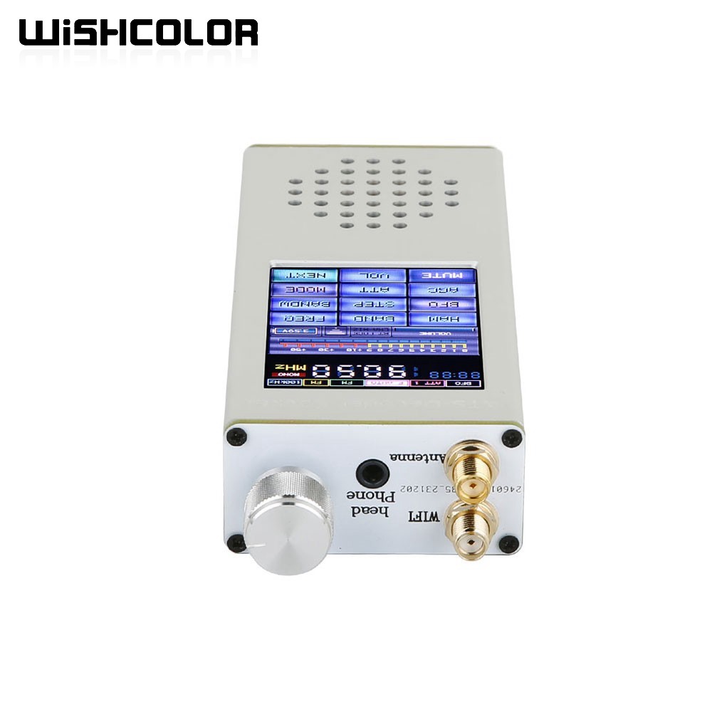 Hamgeek Ats-Decoder Pocket Full Band Radio Receiver Mini Portable Am Fm Mw Sw Ssb Dsp Receiver With
