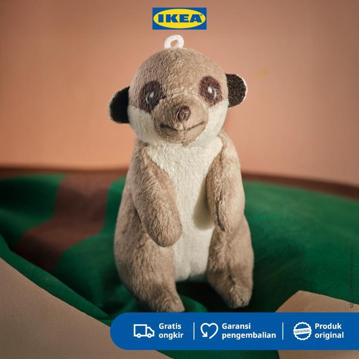 Ikea Sandlopare Boneka Meerkat Mini Krem 8Cm