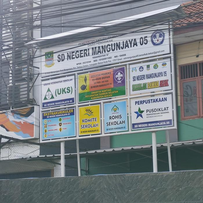 Plang Nama Sekolah, Kantong, Klinik, PT, Dll