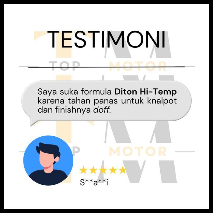 "New" Diton Premium Hi Temp Cat Semprot Pilox Tahan Anti Panas