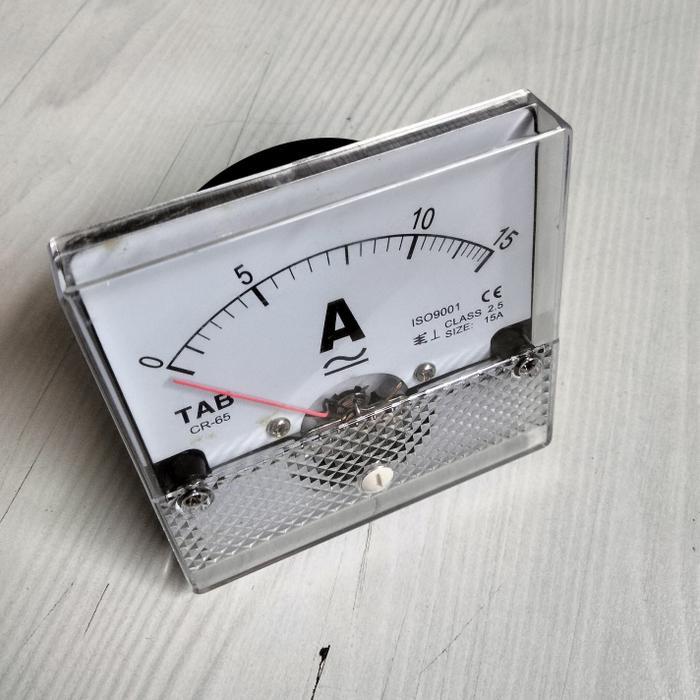 Ampere Meter Ac / Dc Cr-65 15A Ampere Meter Analog Direct