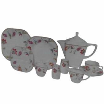 Nakami Piring Makan Set 37 Pcs / Dinner Set 37 pcs Keramik Porcelain