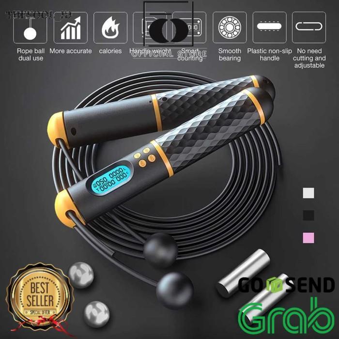 Tali Skipping Premium dengan LED Skipping rope with LED ORIGINAL TF