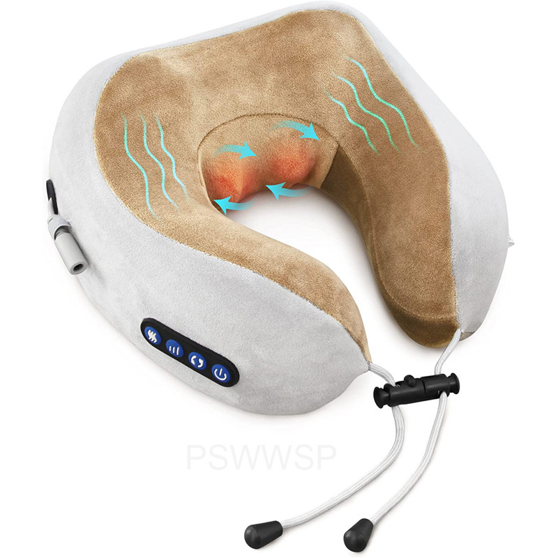 Electric Neck Massager U-shaped Health Care Neck Shoulder Kneading 3D Massage Pillow Cervical Back