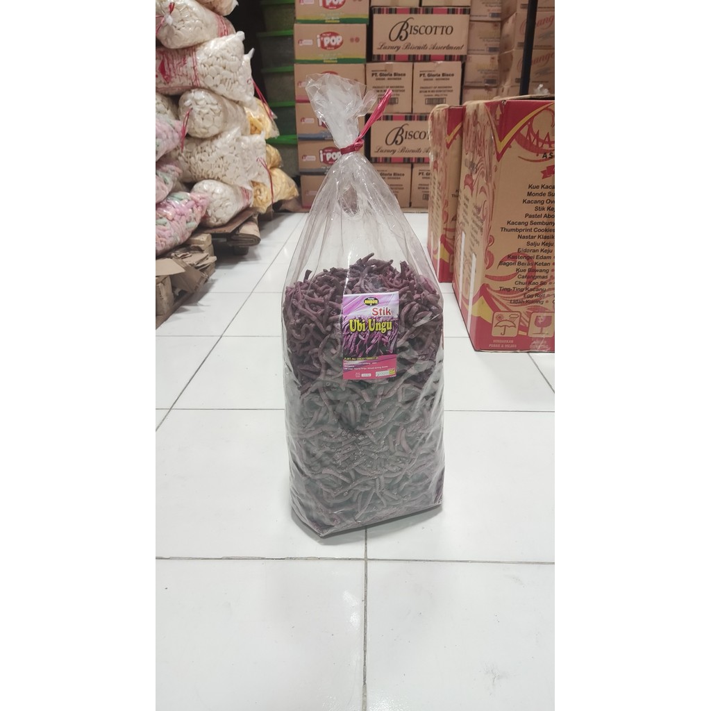 Keripik Ubi Ungu 2.5kg Snack kiloan Grosir