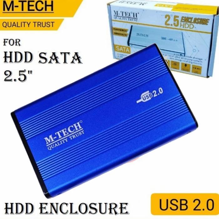 M-Tech Harddisk hdd Case / Cassing HDD Enclosure 2.5" USB 2.0 Sata