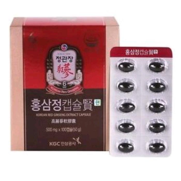 JungKwanJang Korean Red Ginseng Extract Capsule / Cheong Kwan Jang Gratis Ongkir