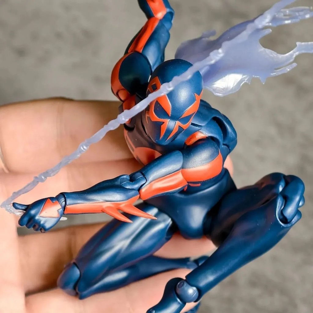 In Stock Ko 2099 Spiderman Mafex 239 Spiderman 2099 Comic Version Collection Figures Anime Action