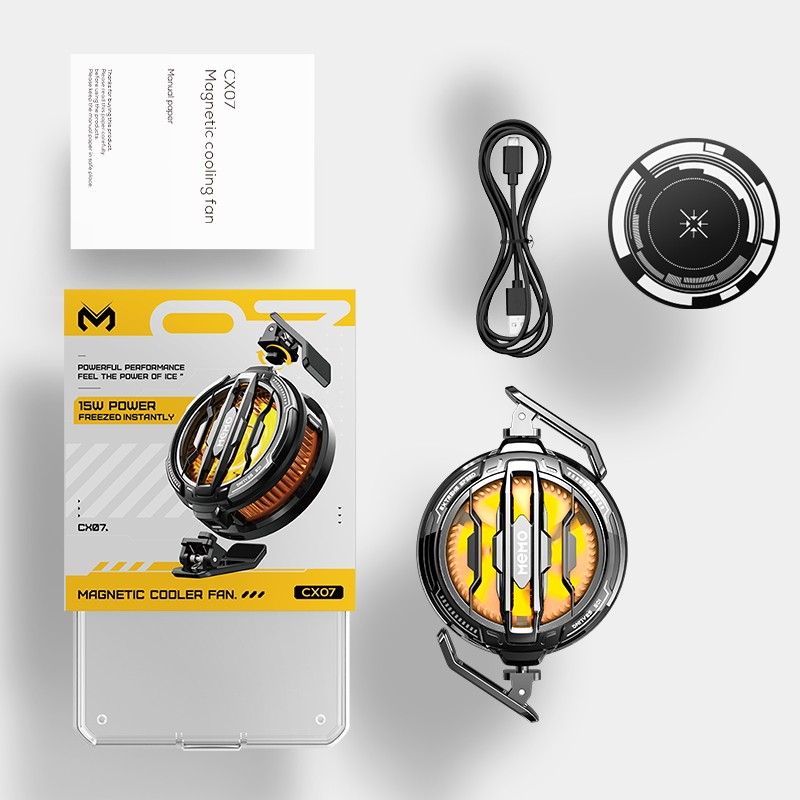Mobile Phones Cooler Universal Magnetic Cooling Fan Mobilizer For iPhone 15 Pro Xiaomi 14 Samsung