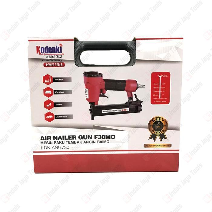 Kodenki Air Nailer F30 - Mesin Alat Paku Tembak Angin Staples Stapler
